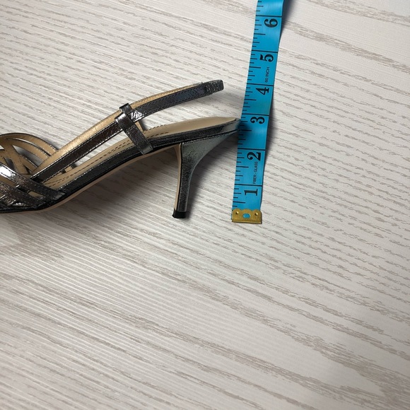 kate spade Silver Strappy Slingback Heel - Picture 8 of 8